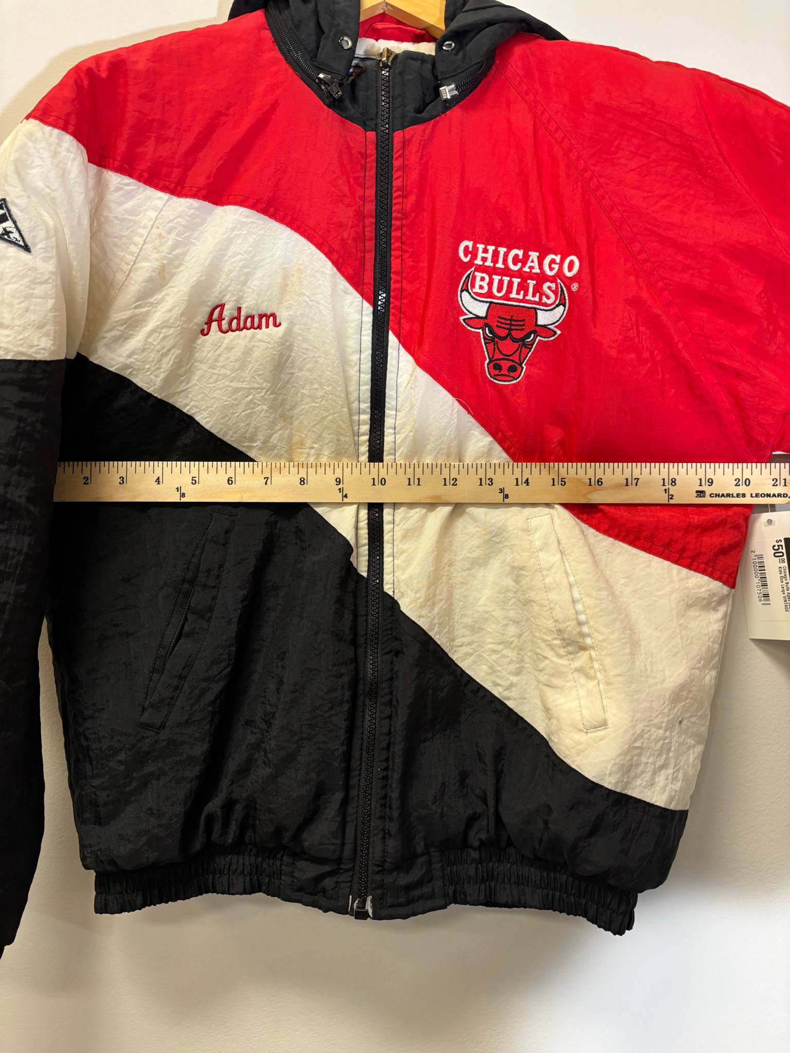 Chicago Bulls Apex Jacket Kids Size Large Vintage