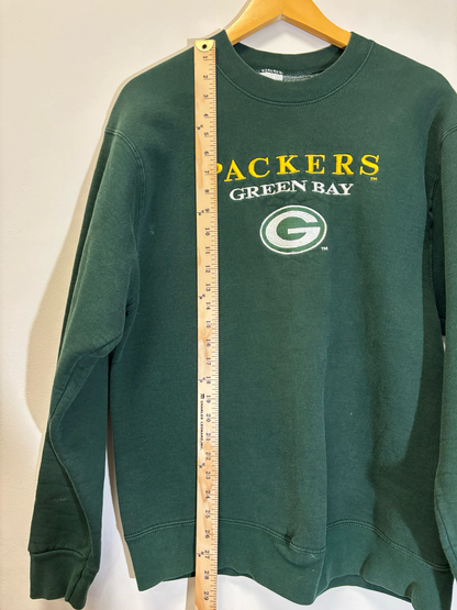 Green Bay Packers Salem Crewneck Green Size Large Vintage