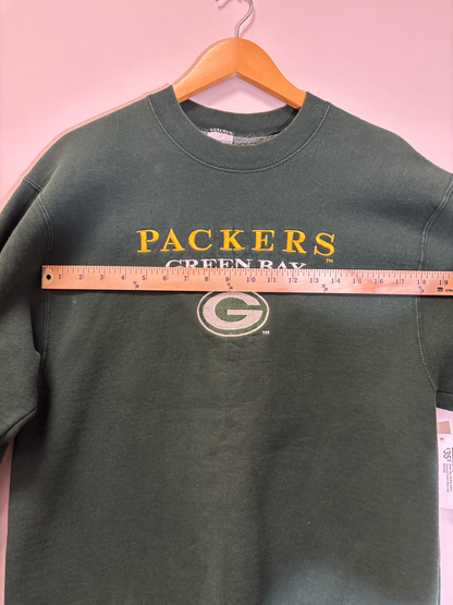 Green Bay Packers Salem Crewneck Green Size Large Vintage