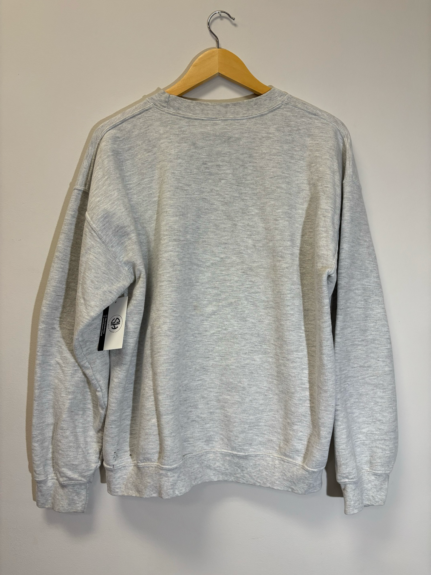 Superbowl Colts Saints Crewneck Grey Size Large Vintage