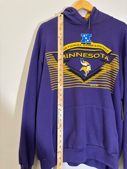 Minnesota Vikings Hoodie Purple Size XL Vintage
