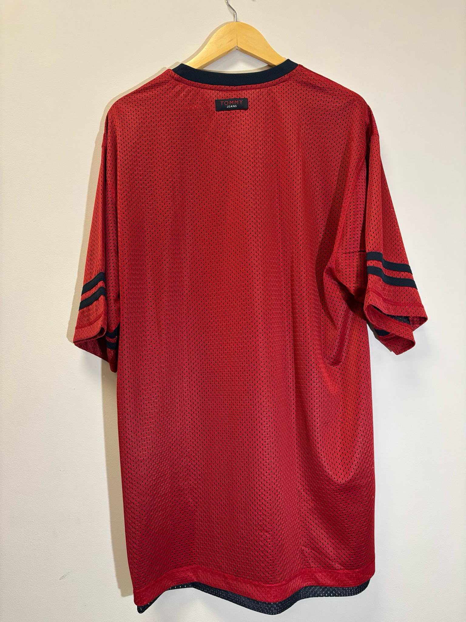 Tommy Jean Jersey Red Size XL Brand New Vintage