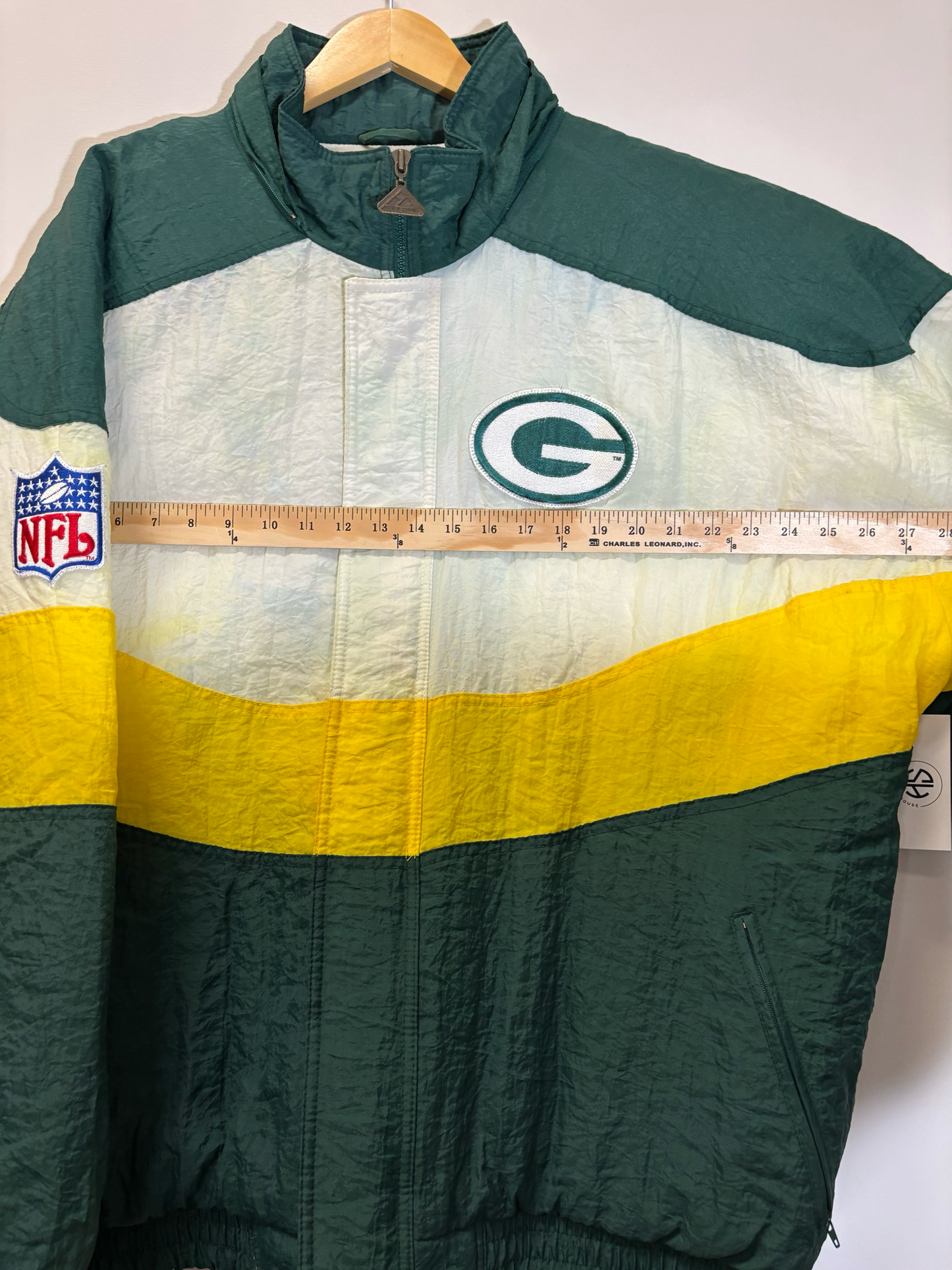 Green Bay Packers Apex Jacket Size XL Vintage