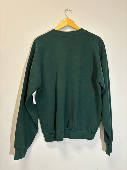 Texas Green Navy Crew Neck Size XL Vintage