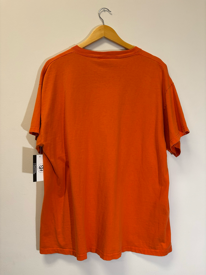 Chicago Bears Majestic Tee Orange Size XL Vintage