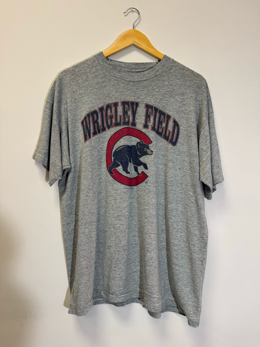 Wrigley Field Cubs Tee Grey Size XL Vintage