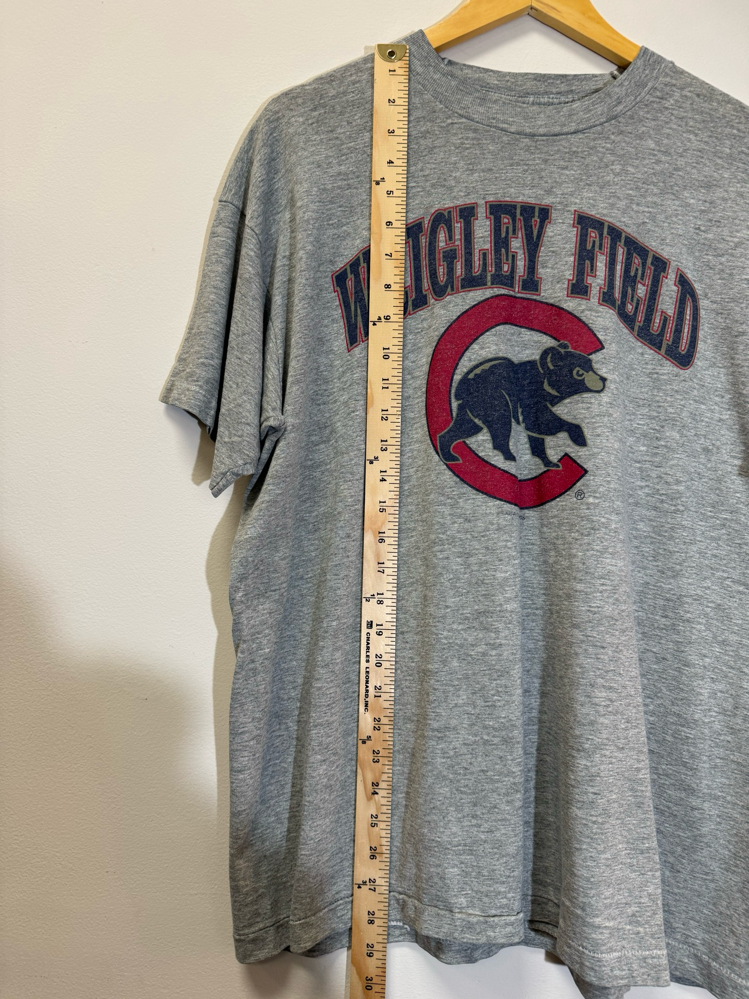 White Sox Rawlings Tee Grey Size Large Vintage