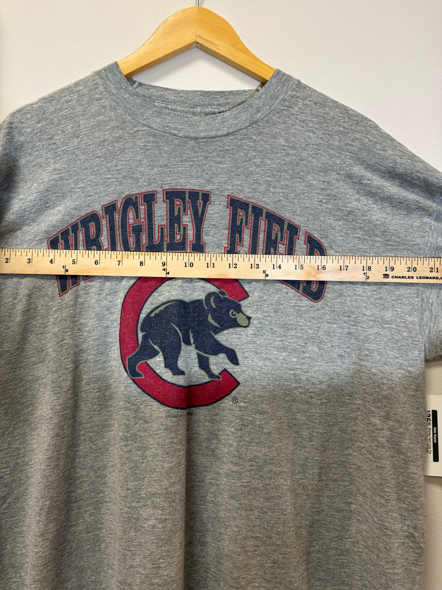 White Sox Rawlings Tee Grey Size Large Vintage