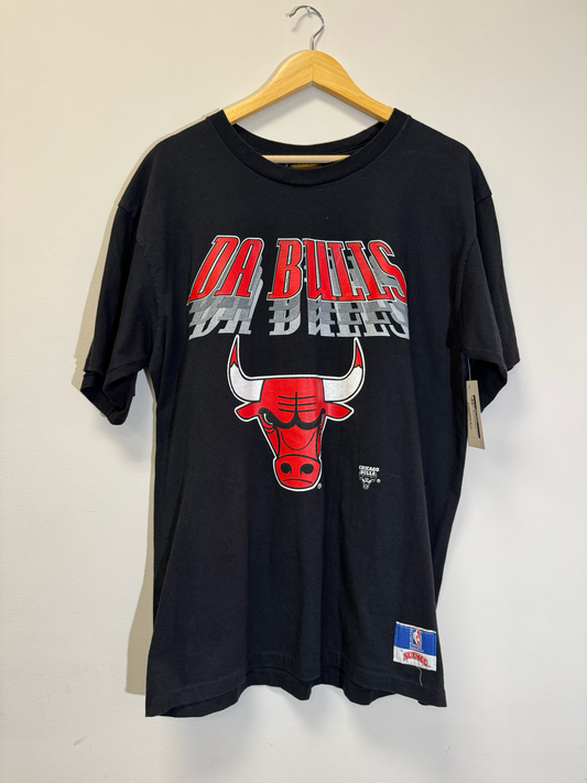 Da Bulls Nutmeg Tee Black Size Large Vintage