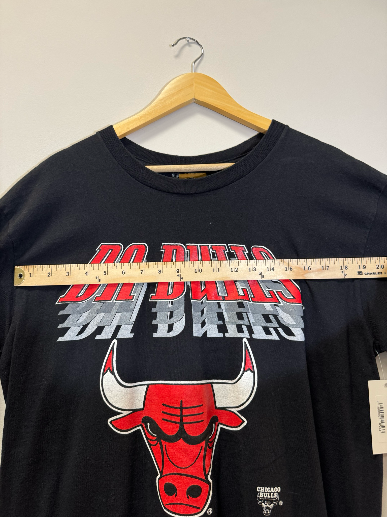 Da Bulls Nutmeg Tee Black Size Large Vintage