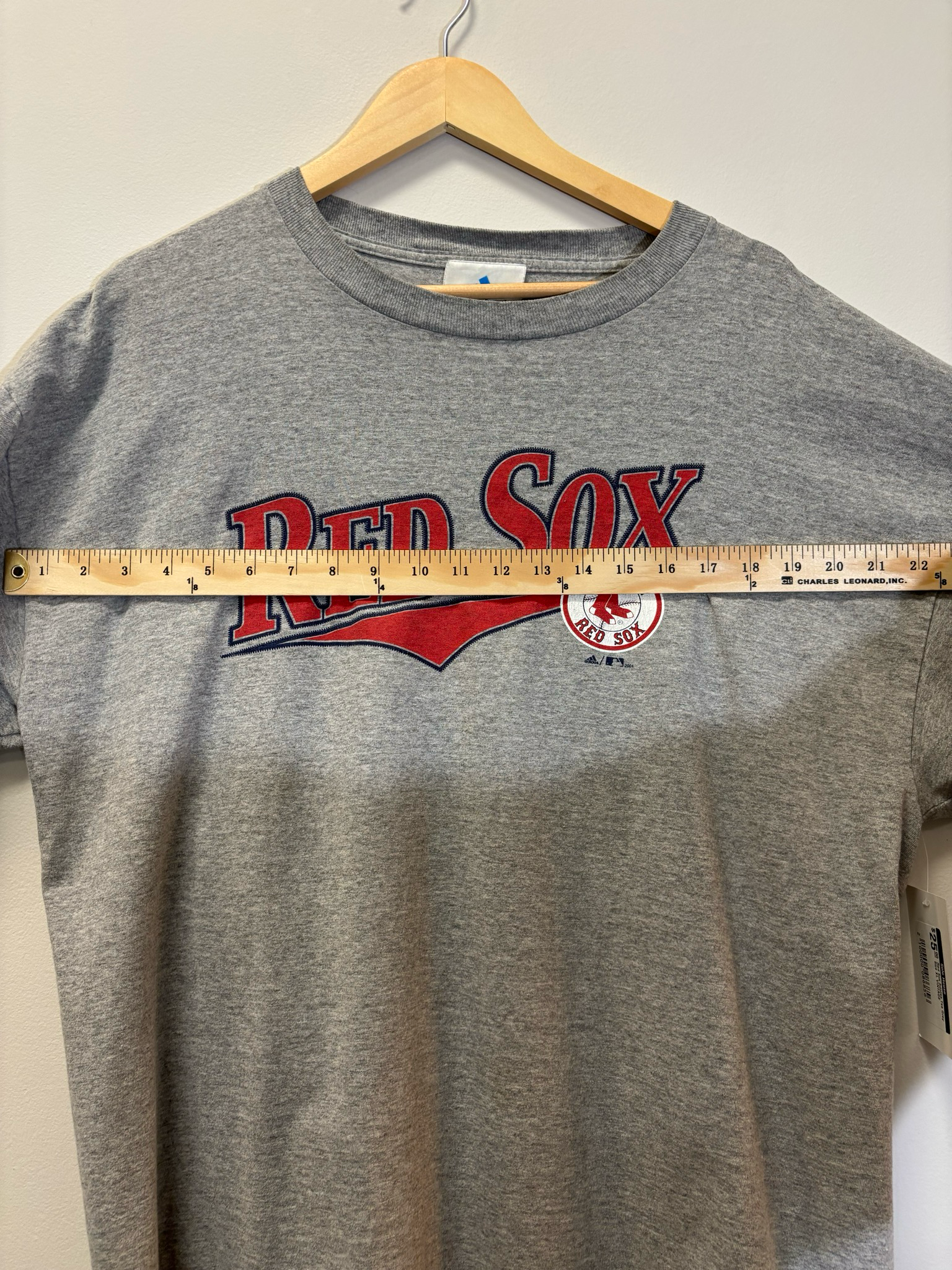 Red Sox Adidas Tee Grey Size XL Vintage