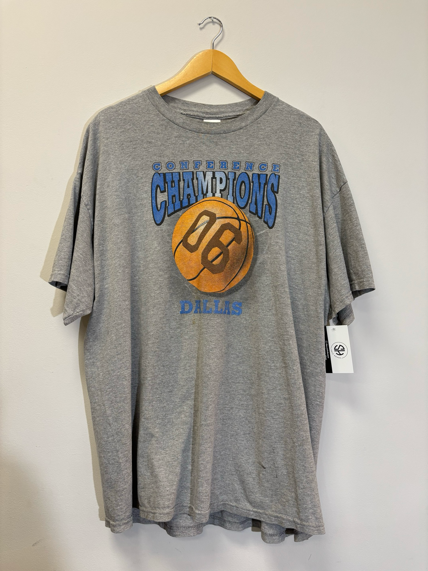 Dallas Conference Champs 2006 Tee Grey Size XXL Vintage