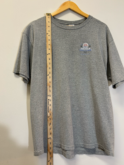 Madden Challenge 2005 Tee Grey Size XL Vintage