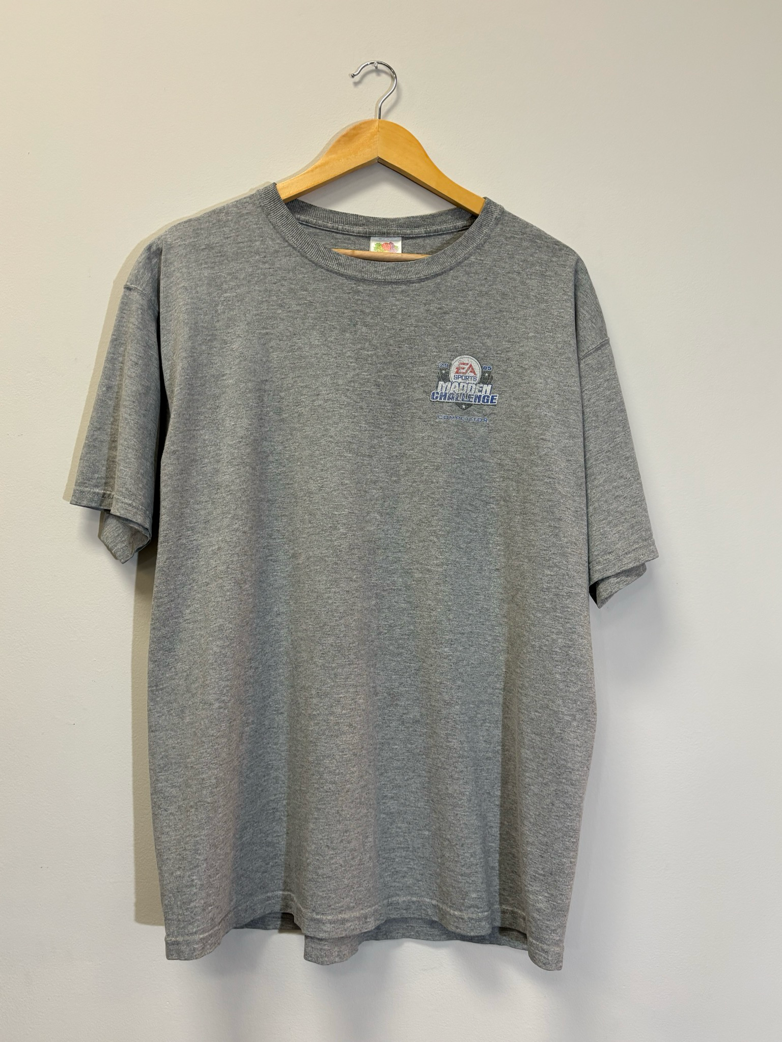 Madden Challenge 2005 Tee Grey Size XL Vintage