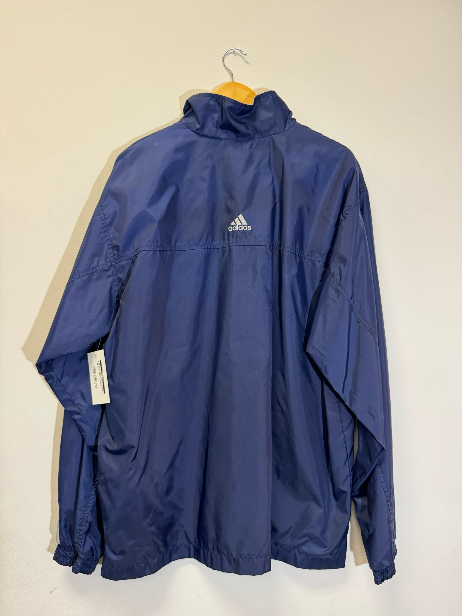Adidas Track Jacket Navy Size Large Vintage