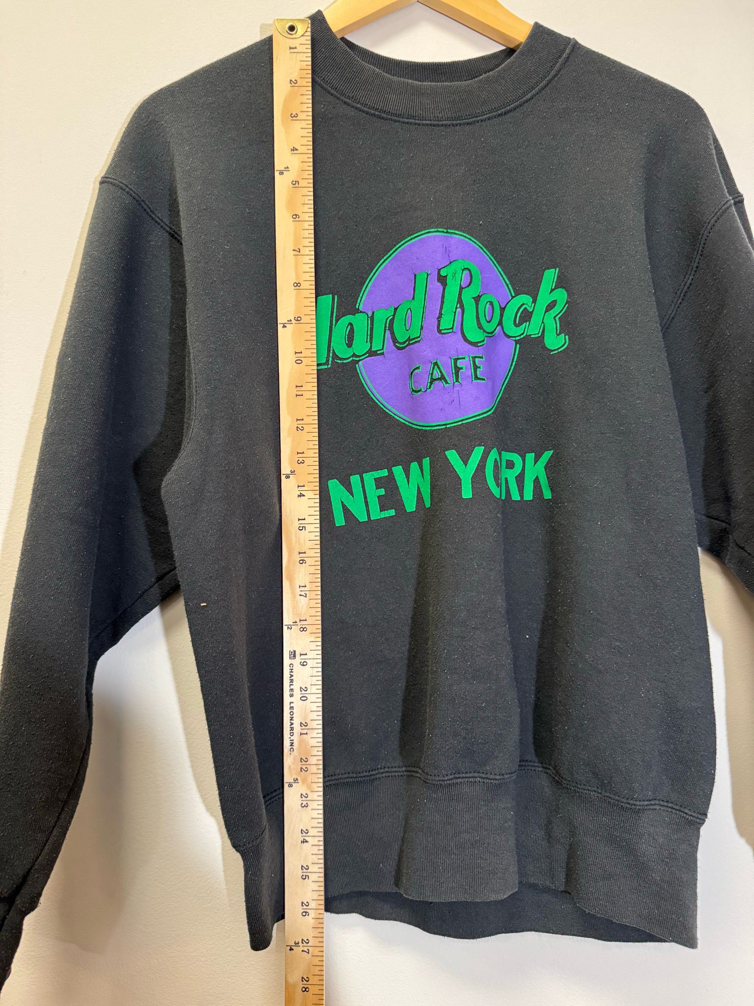 Hard Rock Cafe New York Crewneck Black Size Medium Vintage