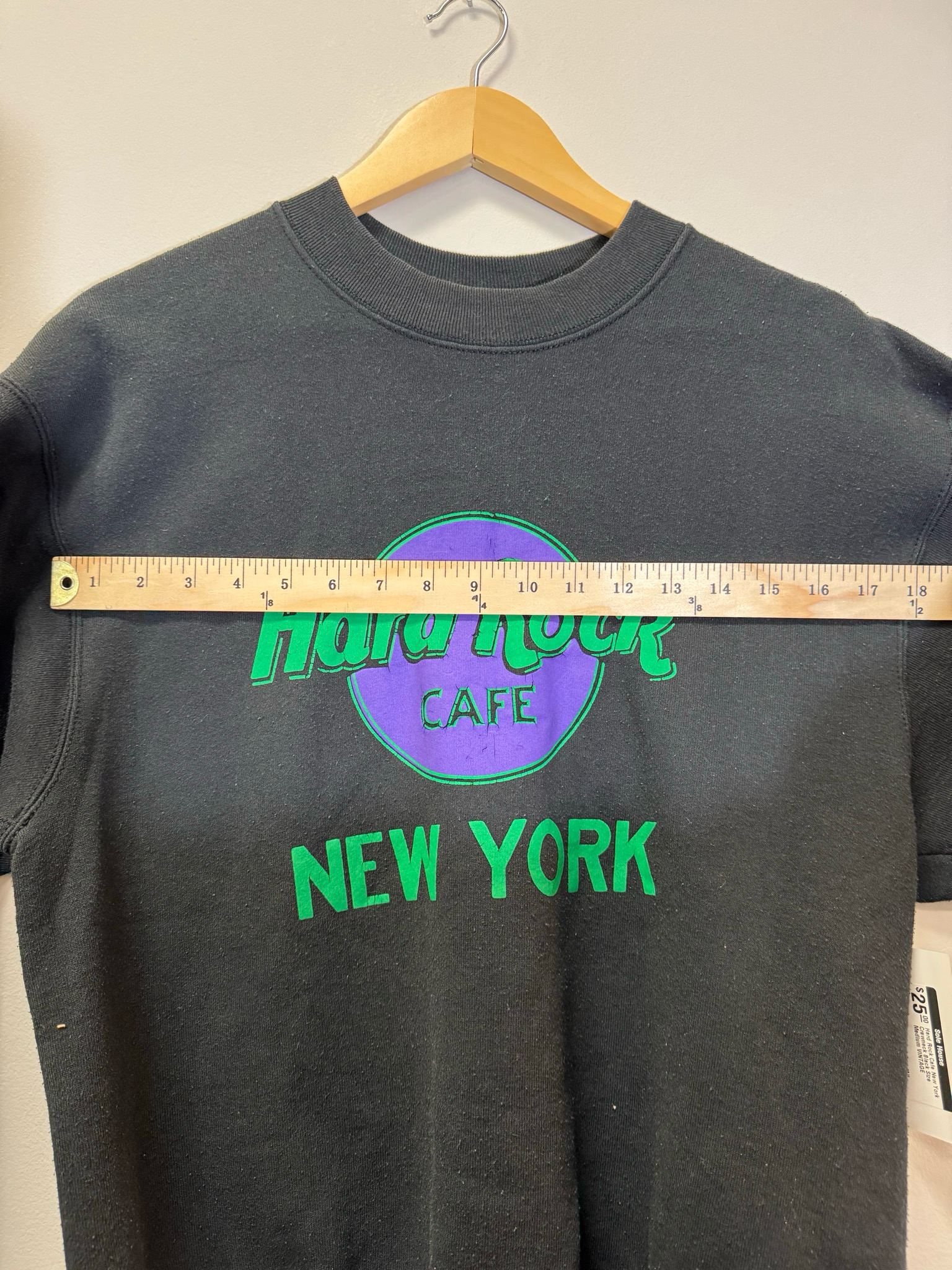 Hard Rock Cafe New York Crewneck Black Size Medium Vintage