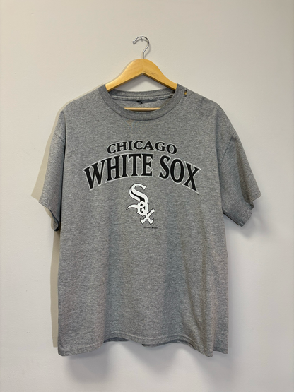 White Sox Tee Grey Size Large Vintage