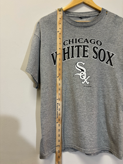 White Sox Tee Grey Size Large Vintage