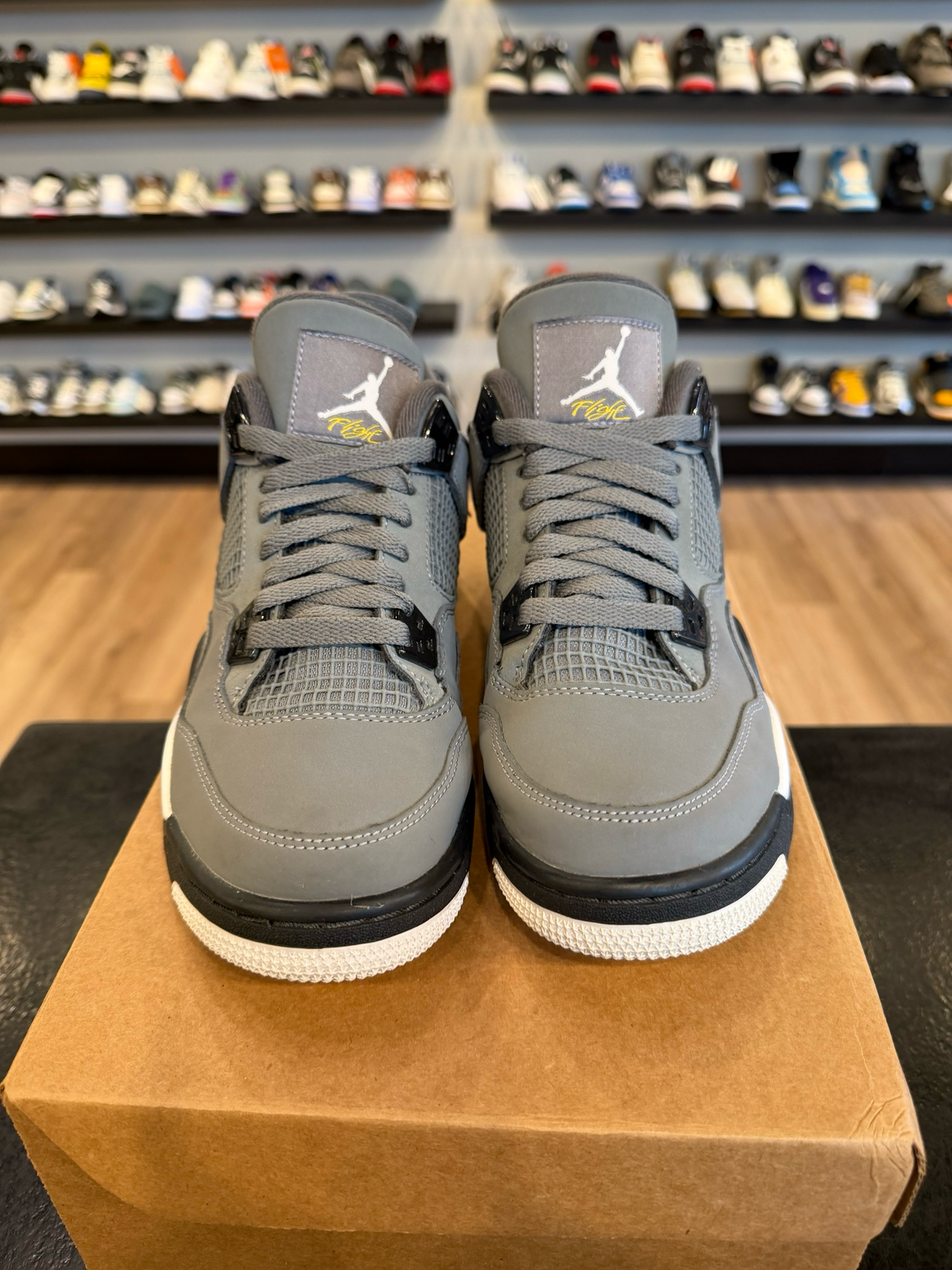 Jordan 4 Cool Grey Size 7Y (8.5W) Pre-Owned (No Box)