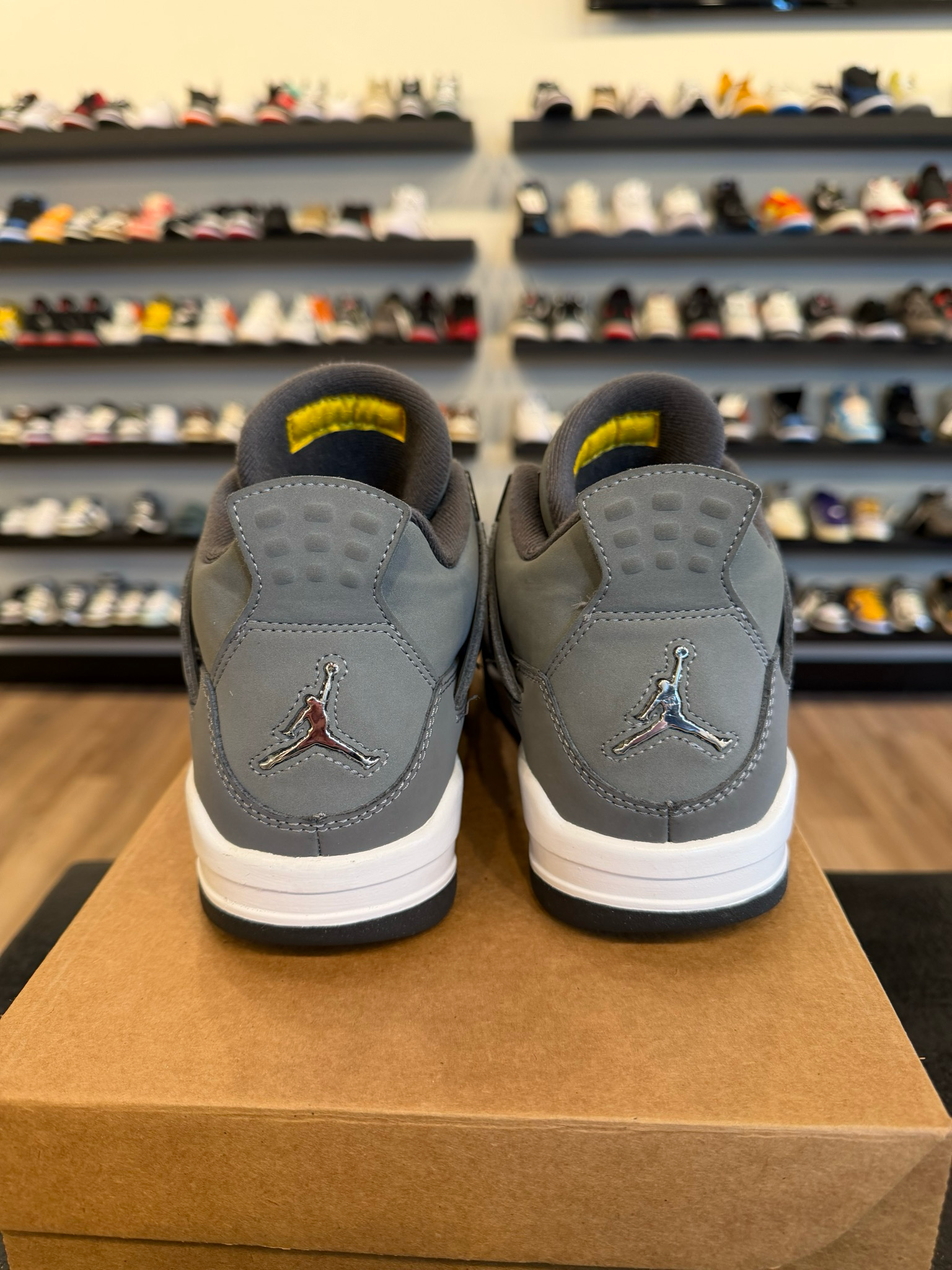 Jordan 4 Cool Grey Size 7Y (8.5W) Pre-Owned (No Box)