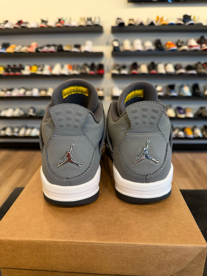 Jordan 4 Cool Grey Size 7Y (8.5W) Pre-Owned (No Box)