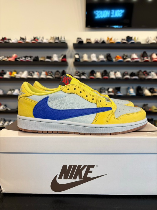 Jordan 1 Low Travis Scott Canary Size 8 (9.5W) Brand New