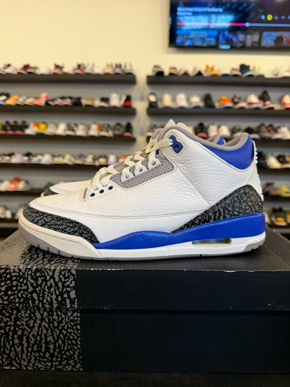 Jordan 3 Racer Blue Size 8.5 Pre-Owned