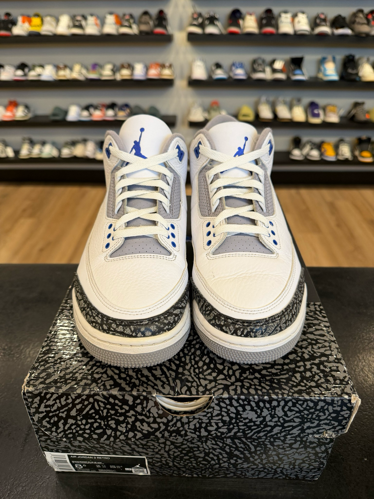 Jordan 3 Racer Blue Size 8.5 Pre-Owned