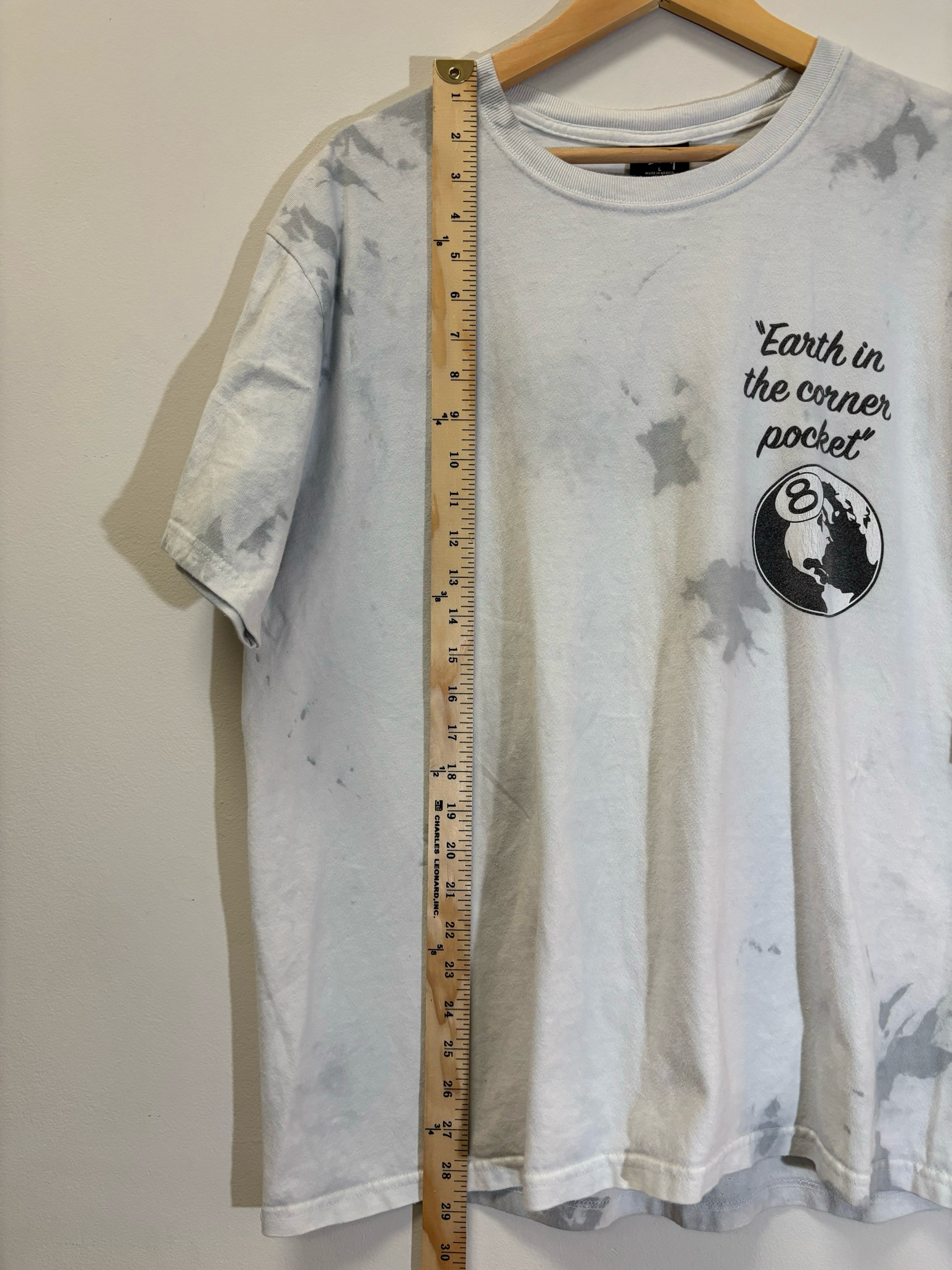 Stussy Corner Pocket Tee Size Large Pre-Owned
