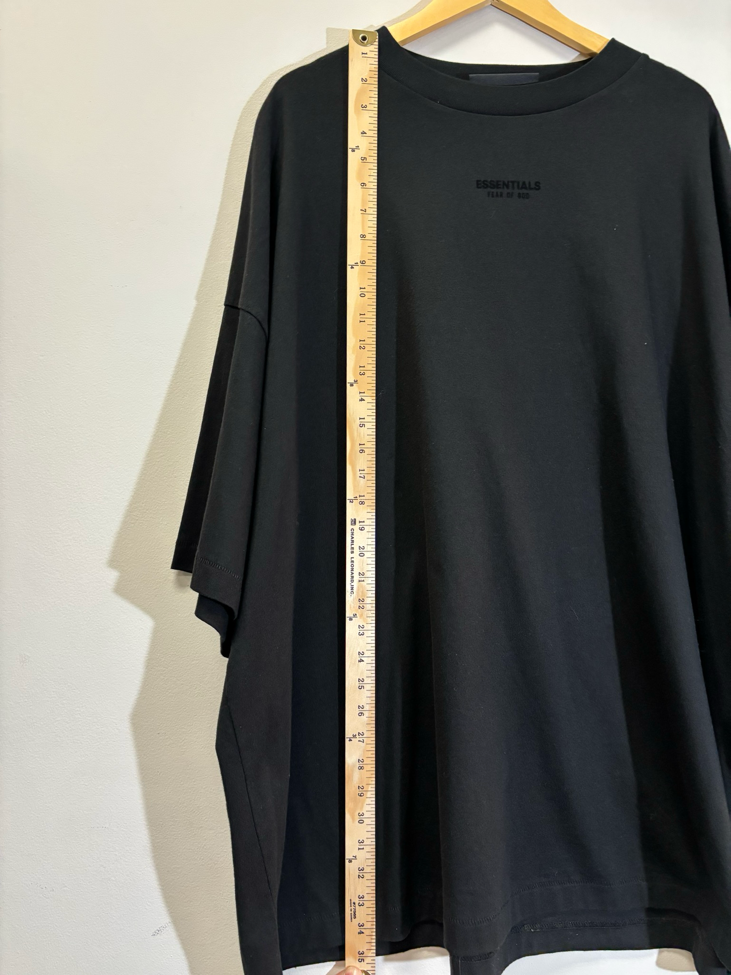 Fear Of God Essentials Tee Black Size XXL New