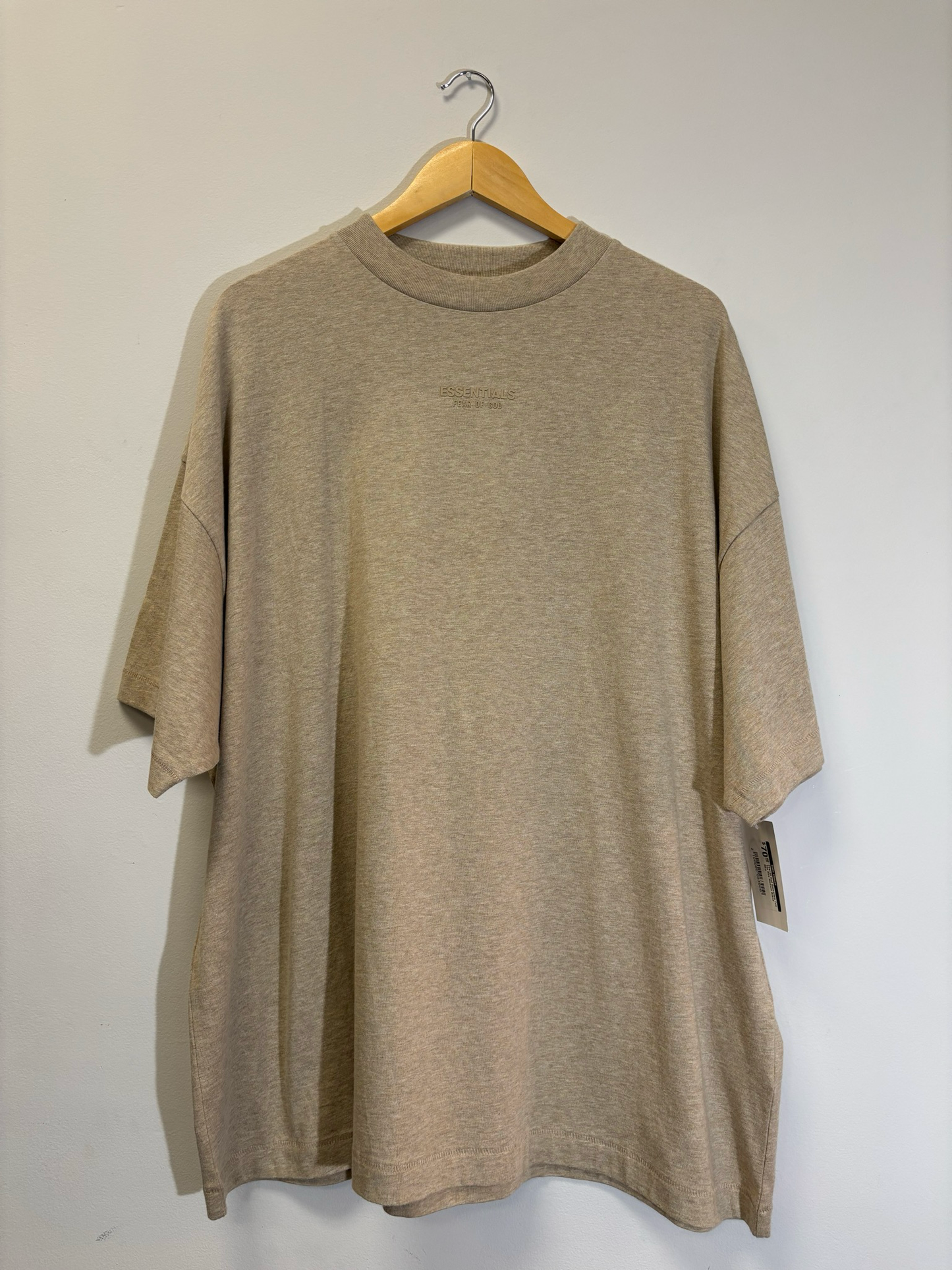 Fear Of God Essentials Tan Tee Size Medium Brand New