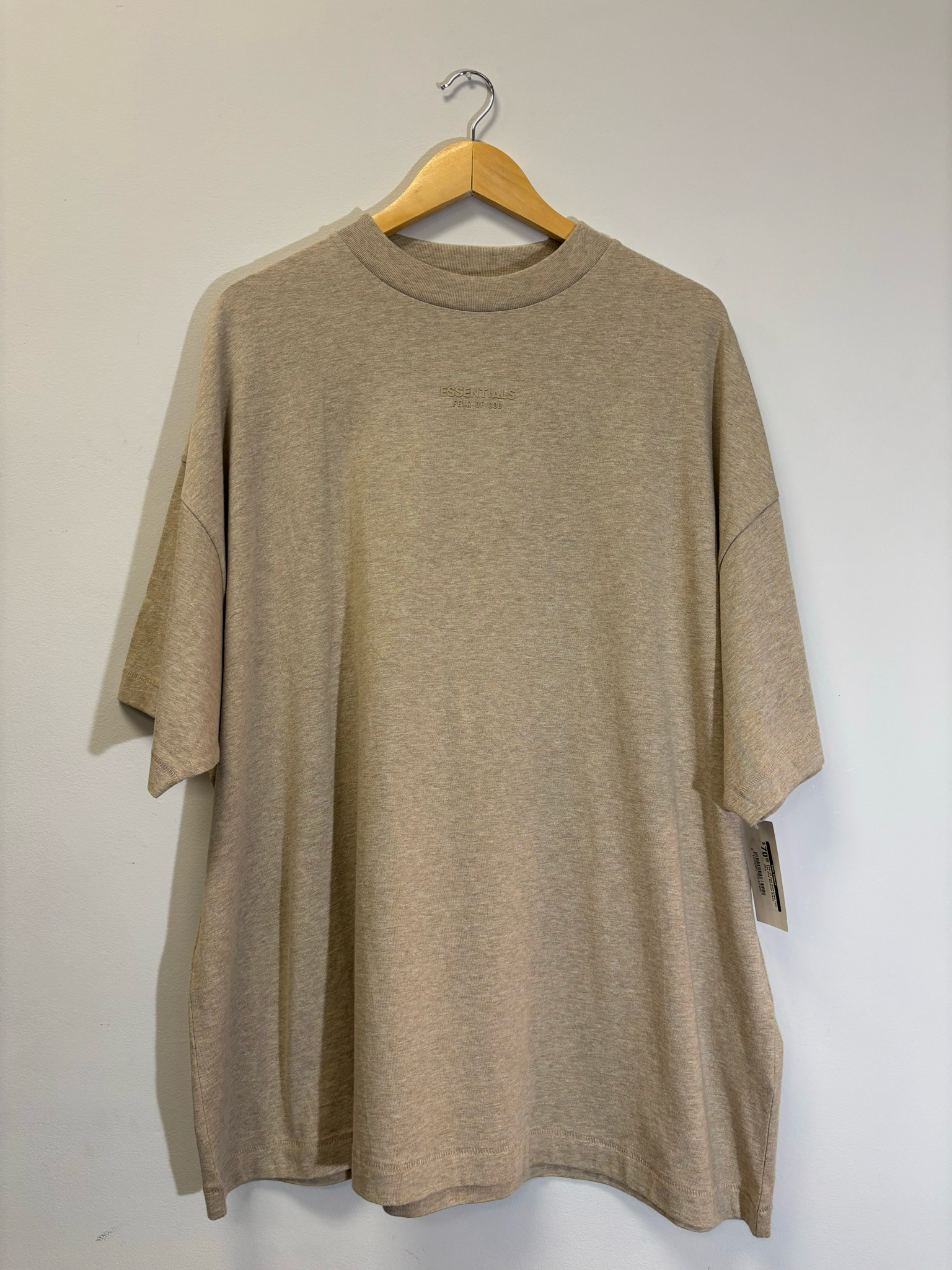 Fear Of God Essentials Tan Tee Size Medium Brand New