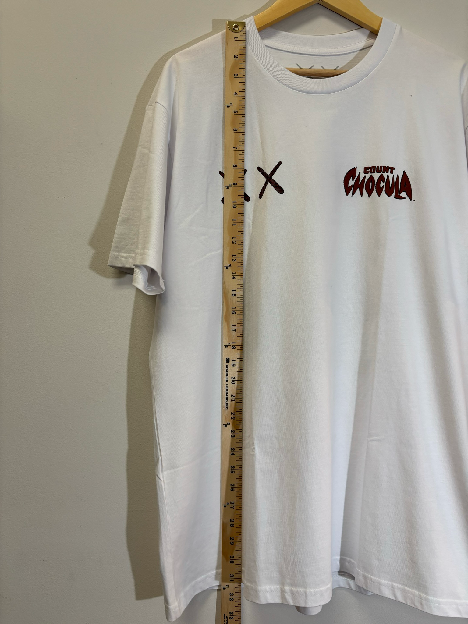 KAWS Count Chocula Tee White Size XL Brand New