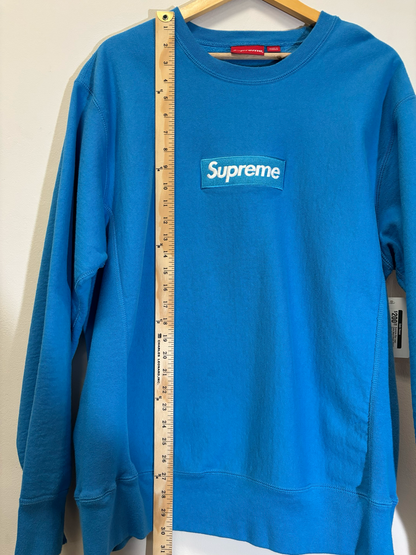 Supreme Box Logo Crew Neck Bright Royal Size XL Pre-Owned