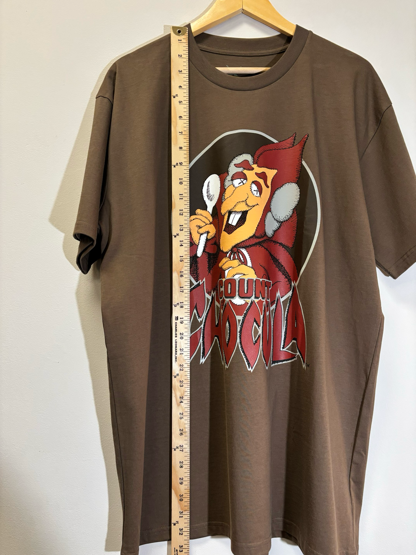 Kaws Count Chocula Tee Brown Size XL Brand New