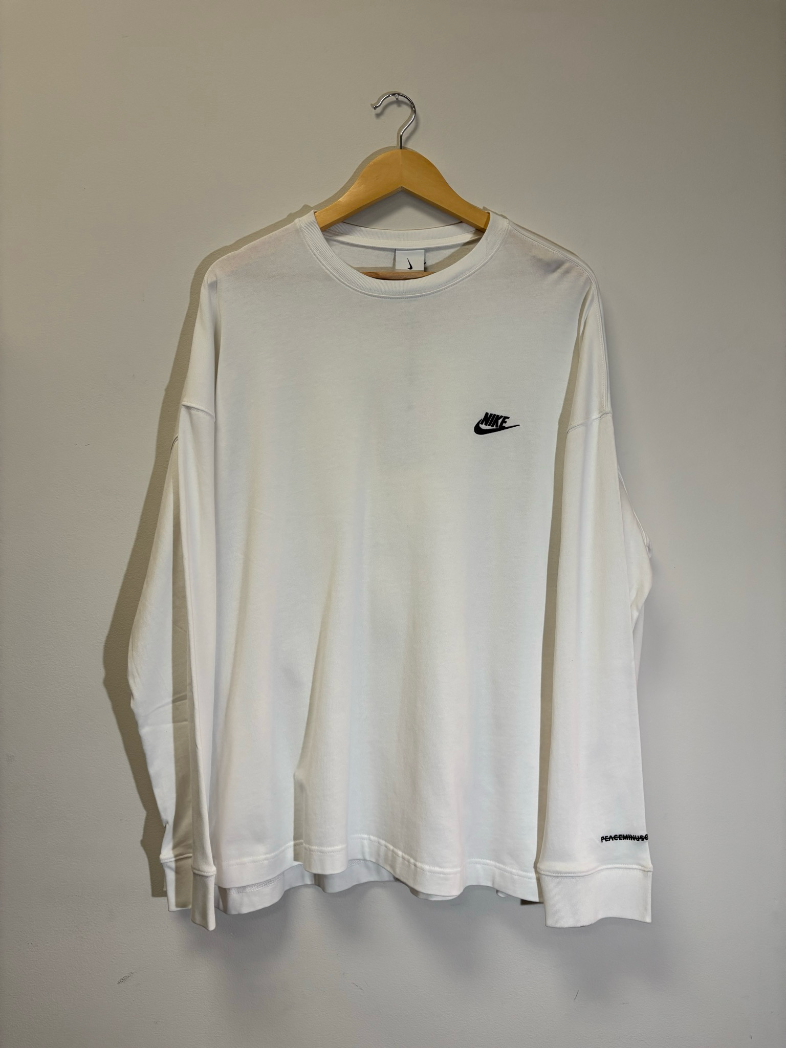 Nike G-Dragon Long Sleeve Tee White Size Medium Brand New