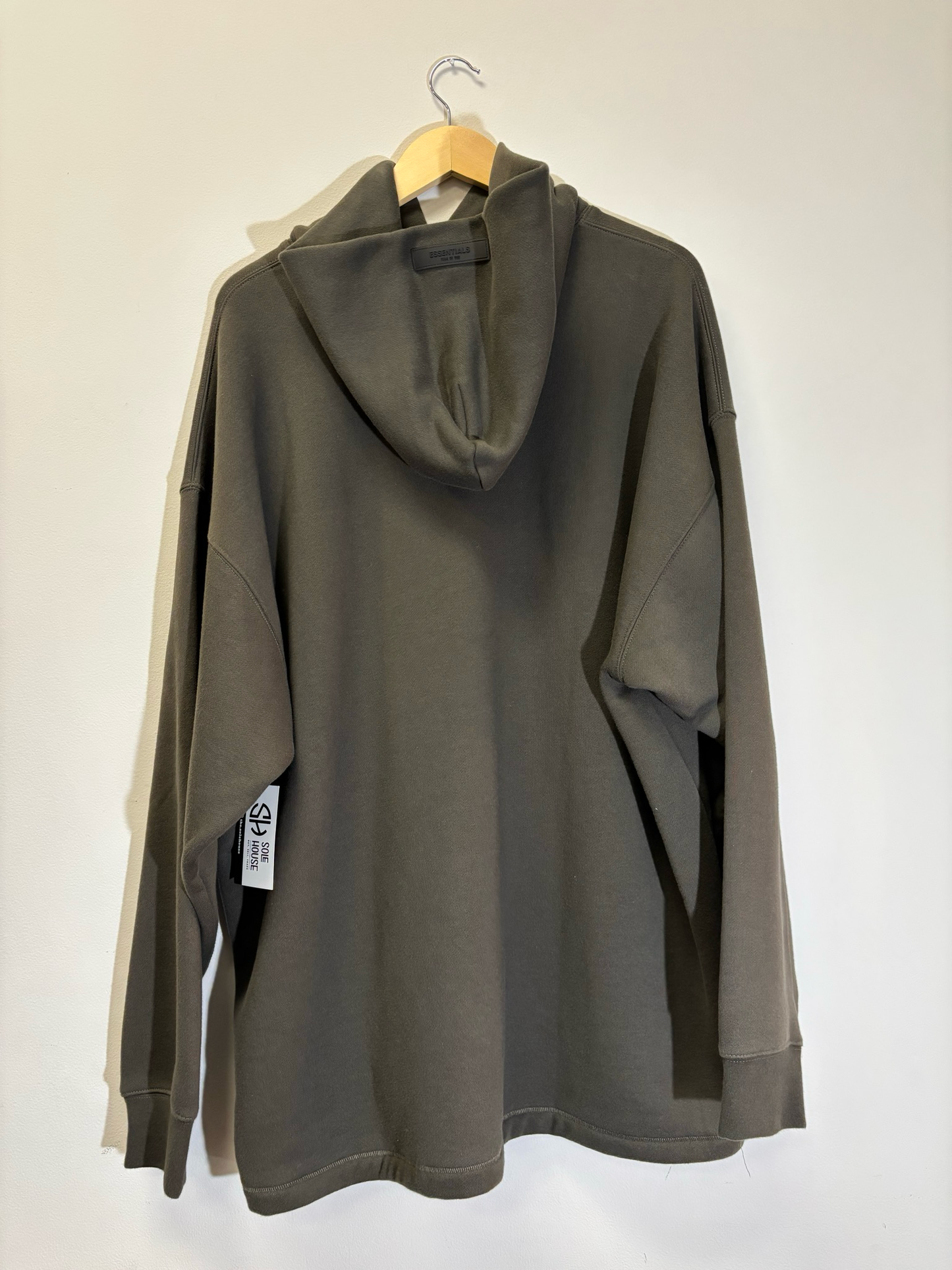 Fear Of God Essentials Hoodie Off Black Relaxed Size XL