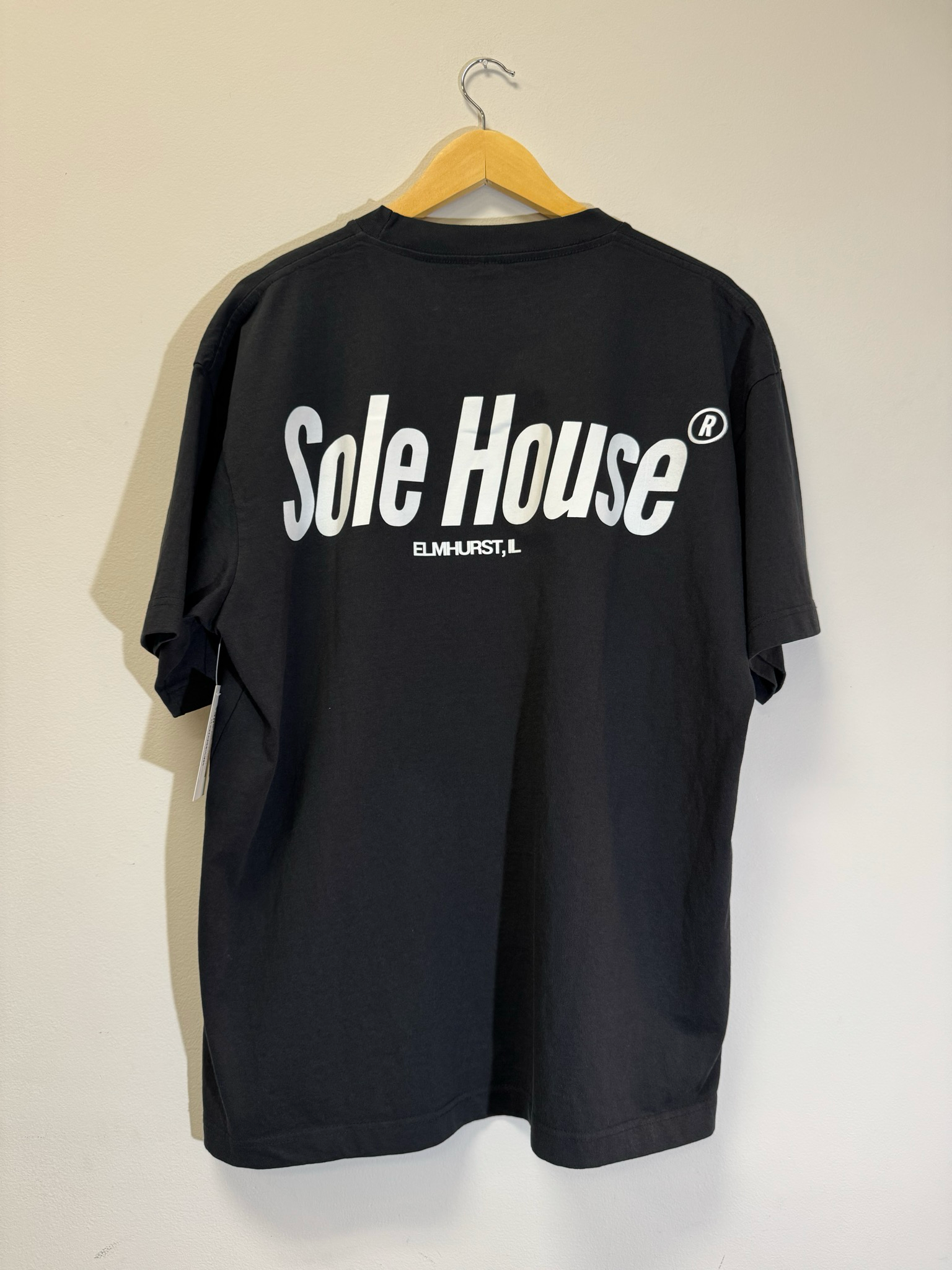 Sole House Jet Black Premium Tee Size XL