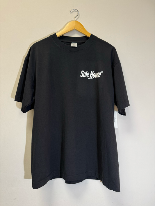 Sole House Jet Black Premium Tee Size XL