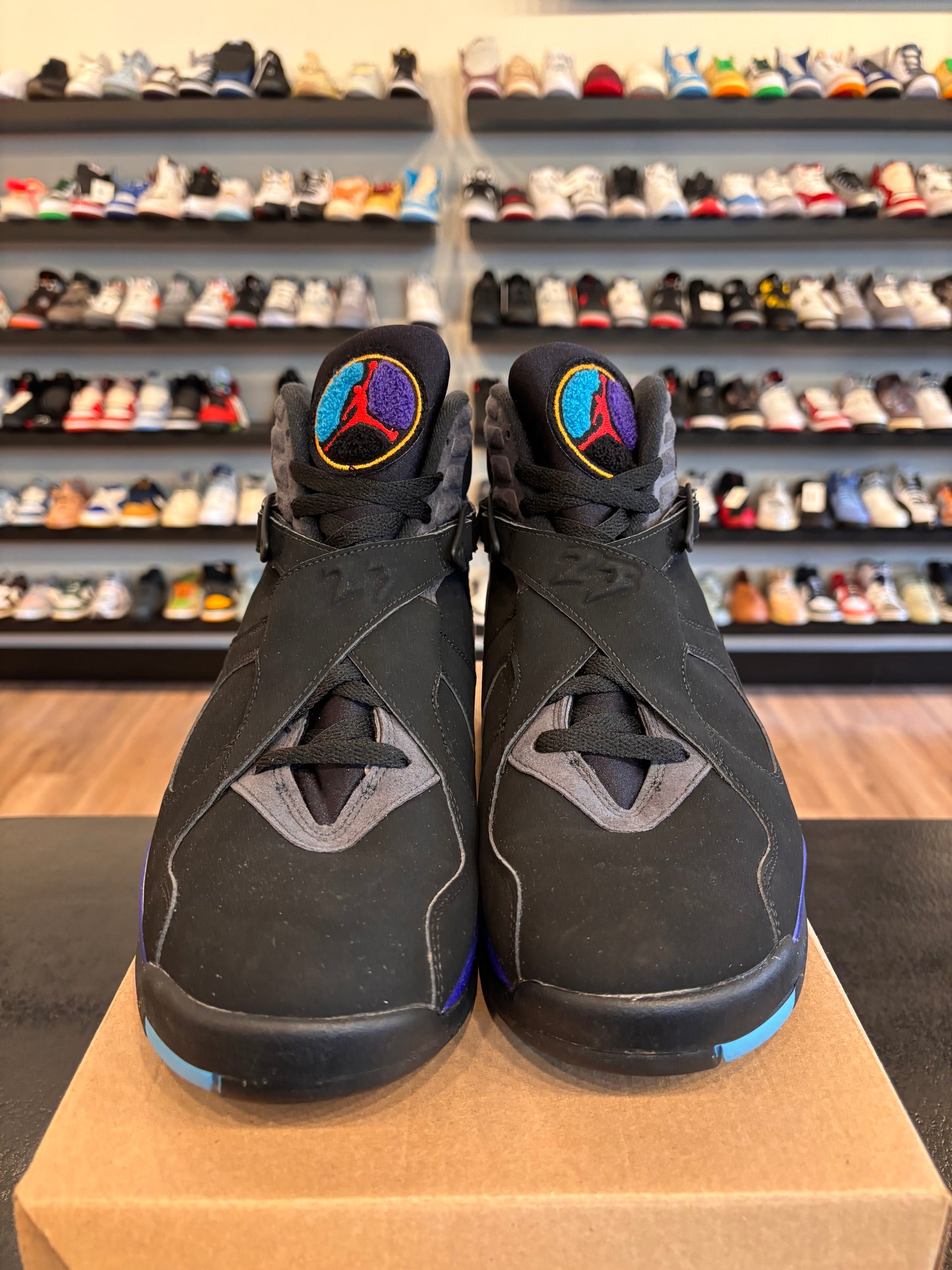 Jordan 8 Aqua 2015 Size 12 Pre-Owned (No Box)