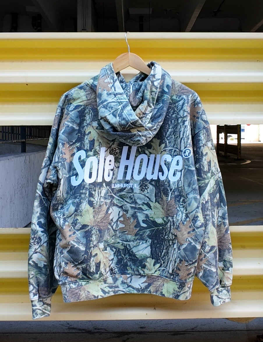 Sole House Camo Hoodie Size XL Brand New