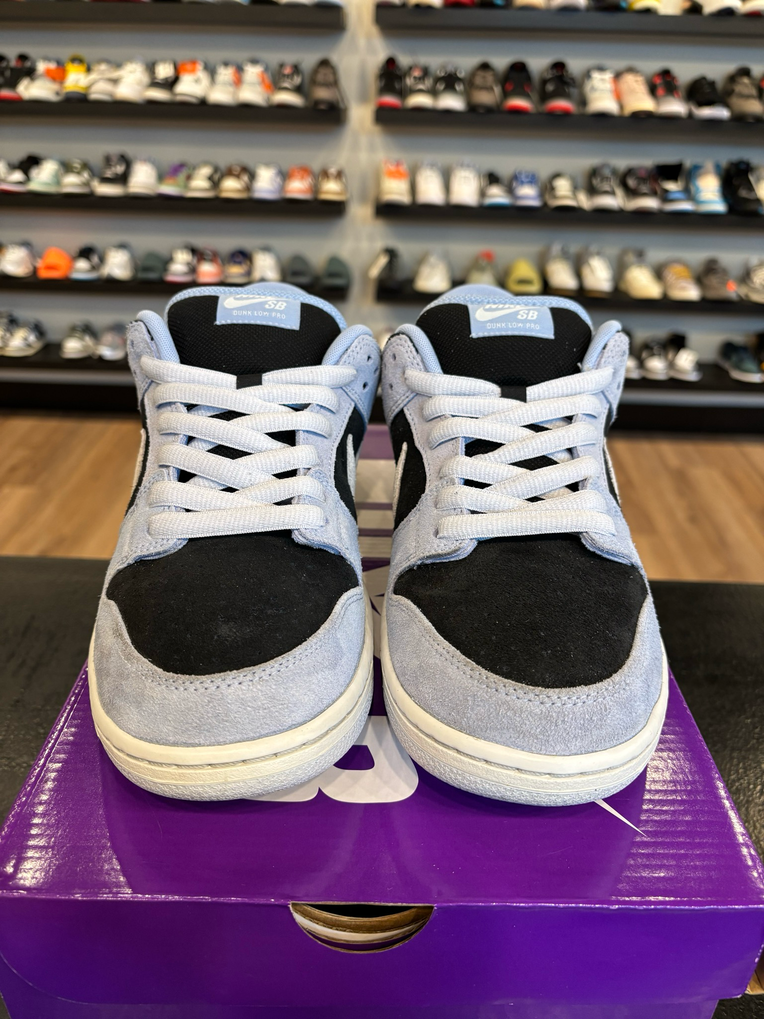Nike SB Dunk Low Black Aluminum Size 10 Pre-Owned