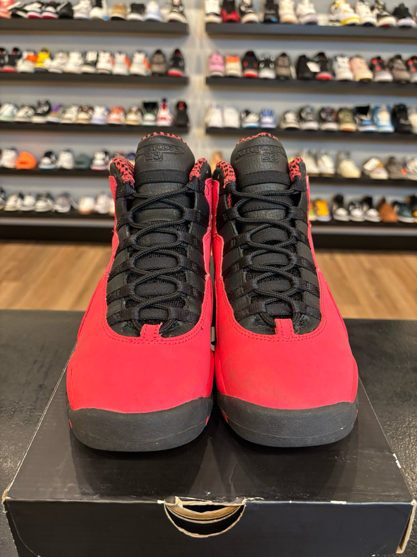 Jordan 10 Fusion Red Size 5.5Y (7W) Pre-Owned