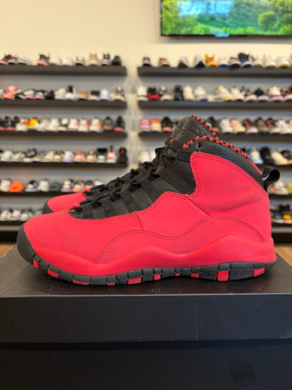 Jordan 10 Fusion Red Size 5.5Y (7W) Pre-Owned