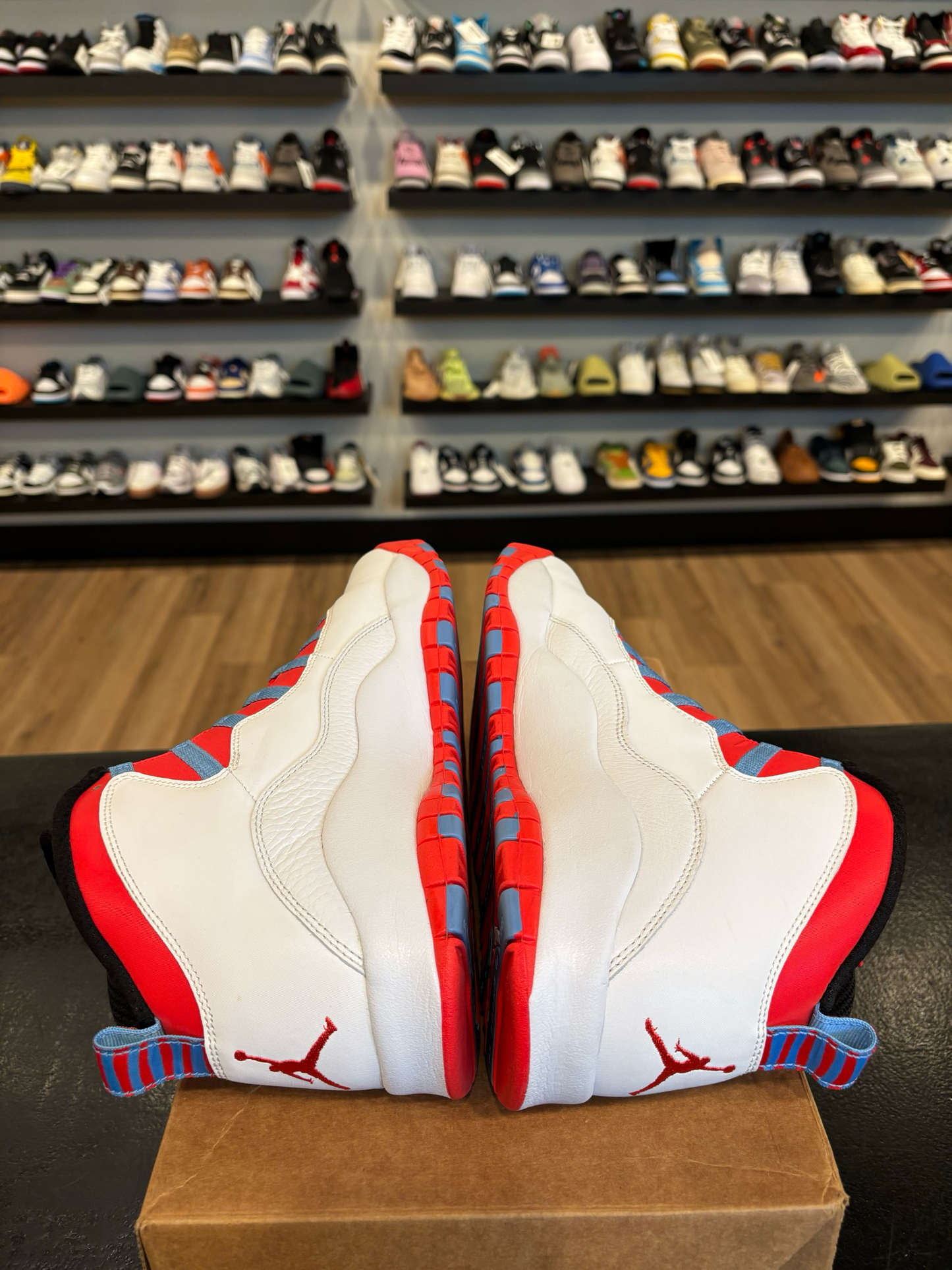 Jordan 10 Chicago Flag Size 11 Pre-Owned (No Box)