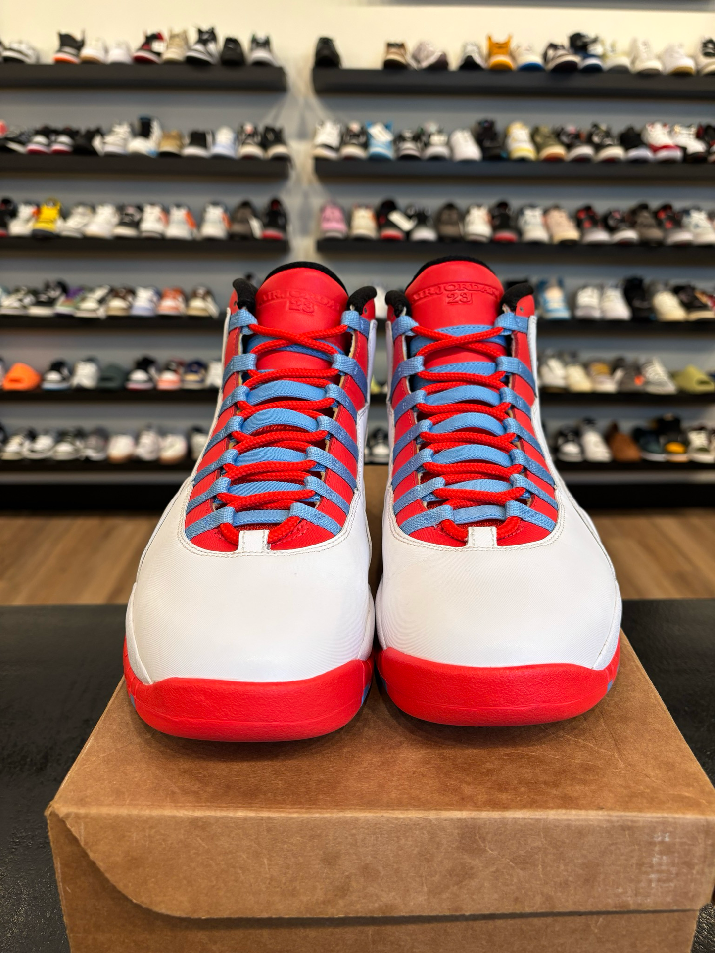 Jordan 10 Chicago Flag Size 11 Pre-Owned (No Box)