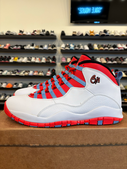 Jordan 10 Chicago Flag Size 11 Pre-Owned (No Box)