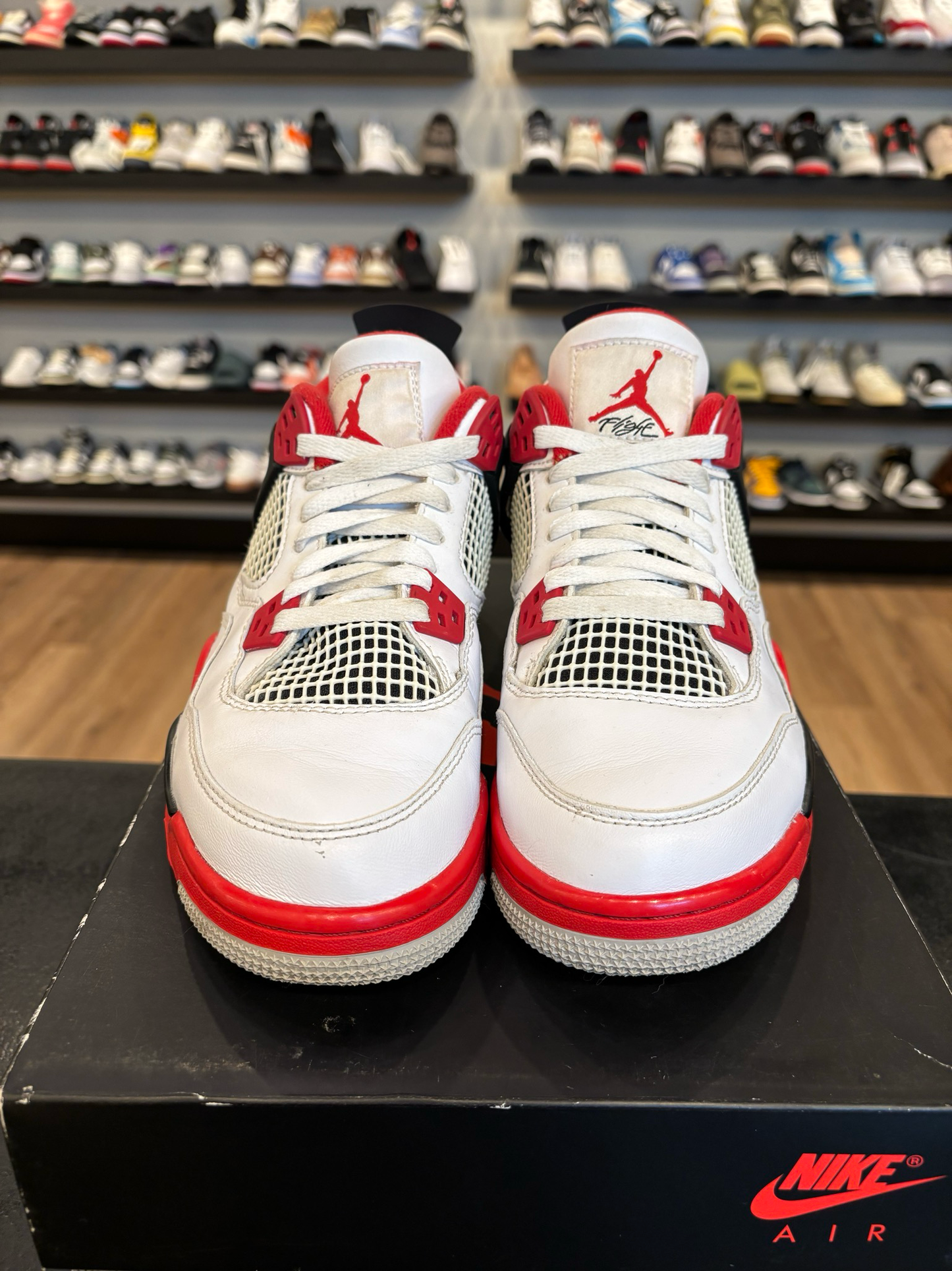 Jordan 4 Fire Red Size 6.5Y (8W) Pre-Owned