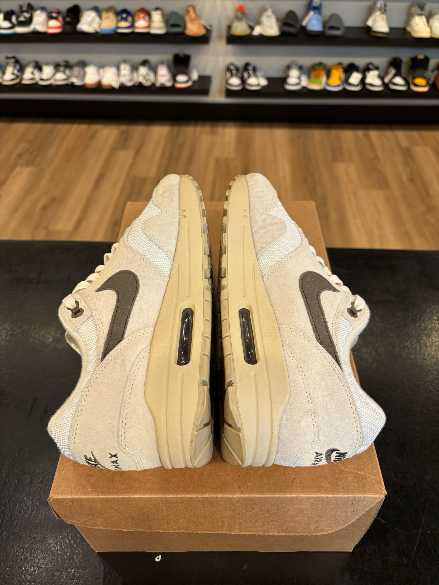 Nike Air Max 1 Sail Ironstone Size 7 (8.5W) Pre-Owned (No Box)